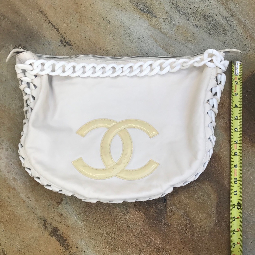 CHANEL BAG, MODERN CHAIN HOBO HANDBAG - AUTHENTIC! - Picture 14 of 15
